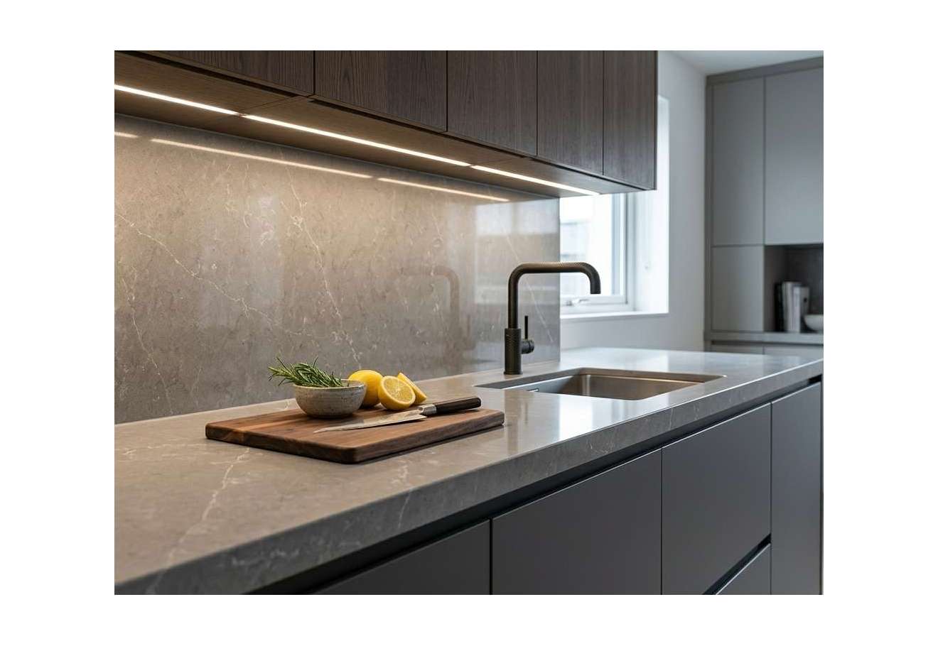 Plan de travail quartz ou granit : que choisir ?